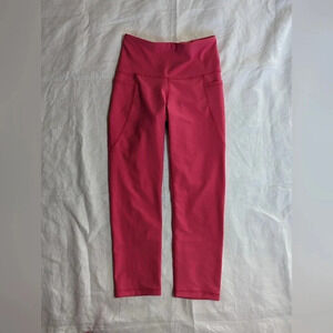 Old Navy high rise hot pink leggings women's size SMALL B19